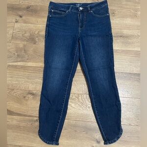 Maurices Dark Blue Ankle Jeans